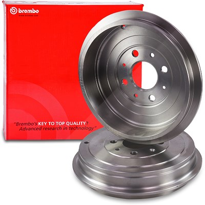 Brembo 2x Bremstrommel für Fiat, Opel von BREMBO