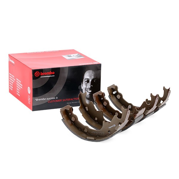 BREMBO Bremsbacken JEEP,CHRYSLER,DODGE S 10 502 J8130744,K4723367AB,04728791 Trommelbremsbacken,Bremsbackensatz 4313080,4318080AB,4723367BA,04723367AA von BREMBO