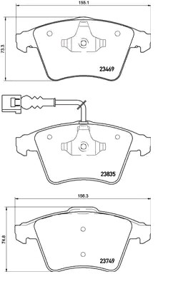 BREMBO Bremsbelagsatz VW P 85 149 7L6698151F Bremsbeläge,Bremsklötze,Bremssteine,Bremsbeläge & Bremsbelagsatz,Bremsklötze & Bremsbelagsatz BREMBO Bremsbelagsatz VW P 85 149 7L6698151F Bremsbeläge,Bremsklötze,Bremssteine,Bremsbeläge & Bremsbelagsatz,Bremsklötze & Bremsbelagsatz von BREMBO