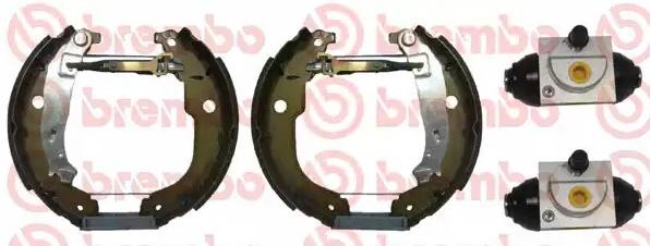 BREMBO Bremsensatz, Trommelbremse PEUGEOT,CITROËN,DS K 61 086 424220,424244 BREMBO Bremsensatz, Trommelbremse PEUGEOT,CITROËN,DS K 61 086 424220,424244 von BREMBO