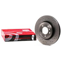 BREMBO Bremsscheibe gelocht/innenbel. 09.8952.1X Bremsscheiben,Scheibenbremsen BMW,3 Limousine (E46),3 Touring (E46),3 Coupe (E46),3 Cabrio (E46) von BREMBO