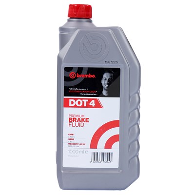 Brembo 1x 1 Liter Bremsflüssigkeit DOT4 [Hersteller-Nr. L04010] von BREMBO