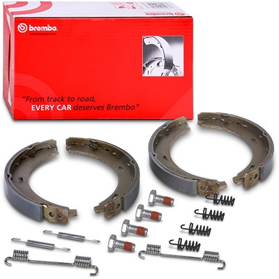 Brembo Bremsbackensatz, Feststellbremse [Hersteller-Nr. S50502] für Chrysler, Mercedes-Benz, Porsche von BREMBO
