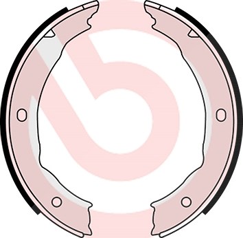 Brembo Bremsbackensatz, Feststellbremse [Hersteller-Nr. S61540] für Lotus, Peugeot von BREMBO