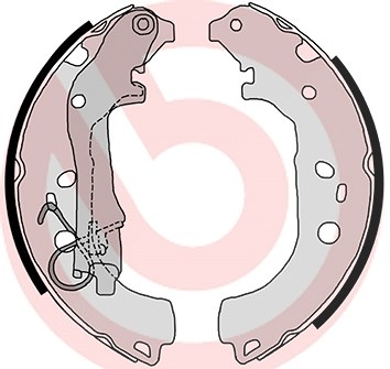 Brembo Bremsbackensatz [Hersteller-Nr. S23518] für Cadillac, Fiat, Lancia, Opel, Vauxhall von BREMBO