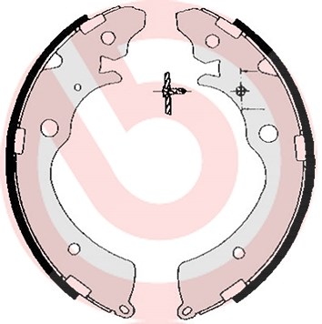 Brembo Bremsbackensatz [Hersteller-Nr. S28507] für Honda, Rover, Suzuki von BREMBO