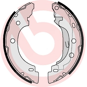 Brembo Bremsbackensatz [Hersteller-Nr. S68523] für Dacia, Nissan, Renault von BREMBO