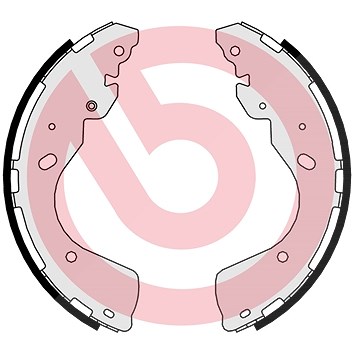 Brembo Bremsbackensatz [Hersteller-Nr. S56547] für Ford, Ford Usa, Nissan, Renault von BREMBO