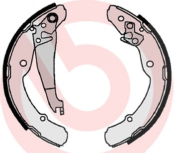 Brembo Bremsbackensatz [Hersteller-Nr. S85516] für Seat, Skoda, Streetscooter, VW von BREMBO