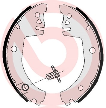 Brembo Bremsbackensatz [Hersteller-Nr. S85512] für Skoda von BREMBO