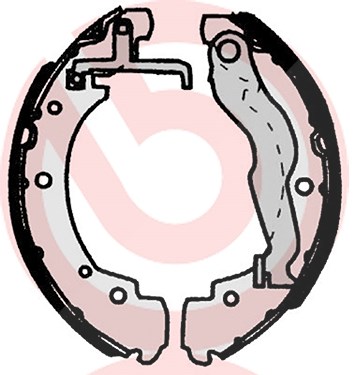 Brembo Bremsbackensatz [Hersteller-Nr. S85515] für Mercedes-Benz, VW von BREMBO