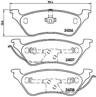 Brembo Bremsbelagsatz, Scheibenbremse [Hersteller-Nr. P11014] für Chrysler, Dodge von BREMBO