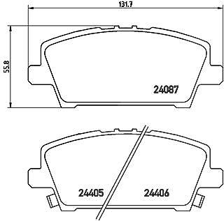 Brembo Bremsbelagsatz, Scheibenbremse [Hersteller-Nr. P28037] für Honda von BREMBO