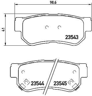 Brembo Bremsbelagsatz, Scheibenbremse [Hersteller-Nr. P30014] für Hyundai, Kia, Ssangyong von BREMBO