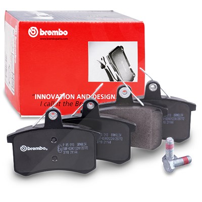 Brembo Bremsbelagsatz Hinterachse [Hersteller-Nr. P85013] für Alfa Romeo, Audi, Fiat, Lancia von BREMBO