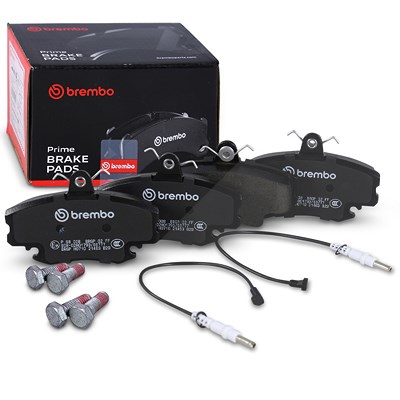 Brembo Bremsbelagsatz Vorderachse [Hersteller-Nr. P68008] für Alpine, Dacia, Peugeot, Renault von BREMBO