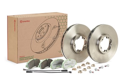 Brembo Bremsensatz, Scheibenbremse [Hersteller-Nr. KT10012] für Ford von BREMBO