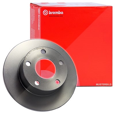Brembo Bremsscheibe Coated Disc Hinten Voll [Hersteller-Nr. 08.A332.11] für Audi, Seat von BREMBO