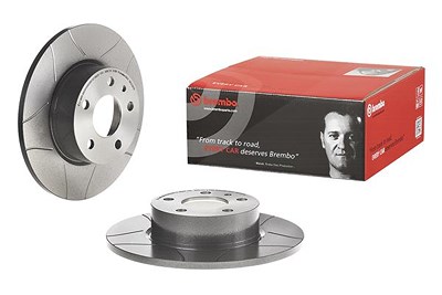 Brembo Bremsscheibe Hinterachse Voll [Hersteller-Nr. 08.3126.76] für Alfa Romeo, Fiat, Lancia von BREMBO
