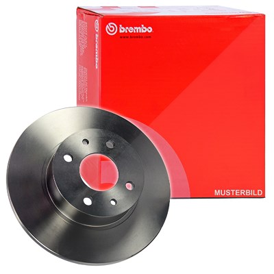 Brembo Bremsscheibe Hinterachse Voll [Hersteller-Nr. 08.4874.14] für Audi von BREMBO