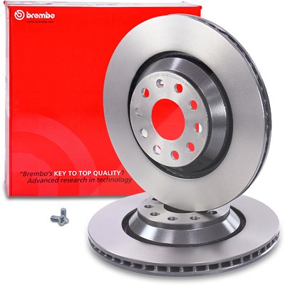 Brembo Bremsscheibe belüftet hinten [Hersteller-Nr. 09.A200.11] für Audi, Cupra, Seat, Skoda, VW von BREMBO