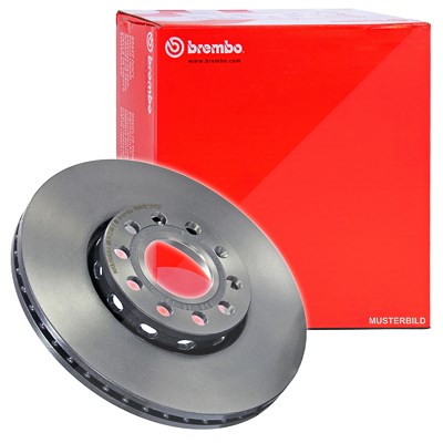 Brembo Coated Disc Bremsscheibe Vorne Belüftet [Hersteller-Nr. 09.8635.11] für Opel, Vauxhall von BREMBO
