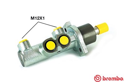 Brembo Hauptbremszylinder [Hersteller-Nr. M85020] für Audi, Opel, Seat, Skoda, Vauxhall, VW von BREMBO