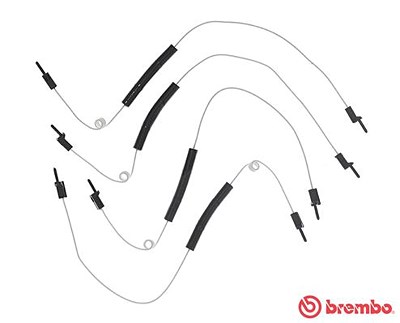 Brembo Warnkontakt, Bremsbelagverschleiß [Hersteller-Nr. A00363] für Mercedes-Benz von BREMBO