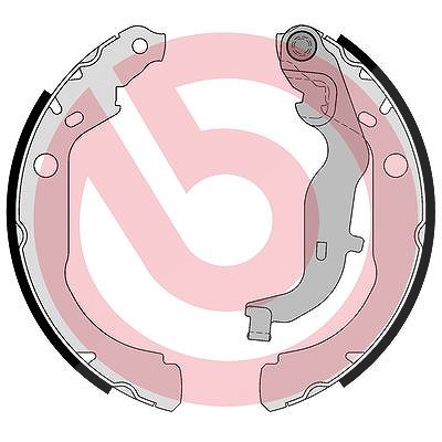 Brembo Bremsbackensatz [Hersteller-Nr. S68549] für Dacia, Renault von BREMBO