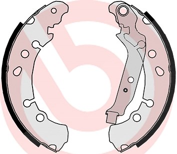 Brembo Bremsbackensatz [Hersteller-Nr. S83513] für Daihatsu, Toyota von BREMBO