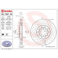 Bremsscheibe BREMBO 9726750 vorne, belüftet, hochkarbonisiert, 1 Stück Bremsscheibe BREMBO 9726750 vorne, belüftet, hochkarbonisiert, 1 Stück von Brembo