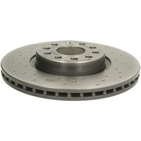 Bremsscheibe BREMBO 0997721X vorne, gelocht, belüftet, perforiert, 1 Stück von Brembo