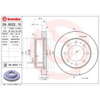 Bremsscheibe BREMBO 9902211 vorne, belüftet, 1 Stück Bremsscheibe BREMBO 9902211 vorne, belüftet, 1 Stück von Brembo