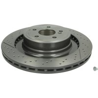 Bremsscheibe BREMBO 09A82211 hinten, belüftet, geschlitzt, hochkarbonisiert, 1 Stück Bremsscheibe BREMBO 09A82211 hinten, belüftet, geschlitzt, hochkarbonisiert, 1 Stück von Brembo