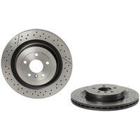 Bremsscheibe BREMBO 09B71011 hinten, belüftet, geschlitzt, hochkarbonisiert, 1 Stück von Brembo