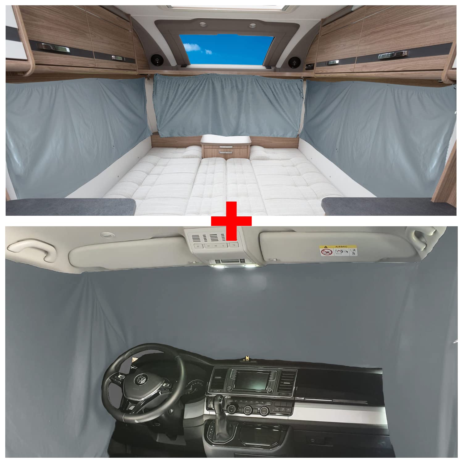 BREMER SITZBEZÜGE Blackout Gardinen Set kompatibel mit VW T4 Transporter Caravelle Multivan ab 1990-2003 Sonnenschutz Camping Camper Zubehör Komplet-Set Gardinen Vorhang Blickdicht zubehör BREMER SITZBEZÜGE Blackout Gardinen Set kompatibel mit VW T4 Transporter Caravelle Multivan ab 1990-2003 Sonnenschutz Camping Camper Zubehör Komplet-Set Gardinen Vorhang Blickdicht zubehör von BREMER SITZBEZÜGE