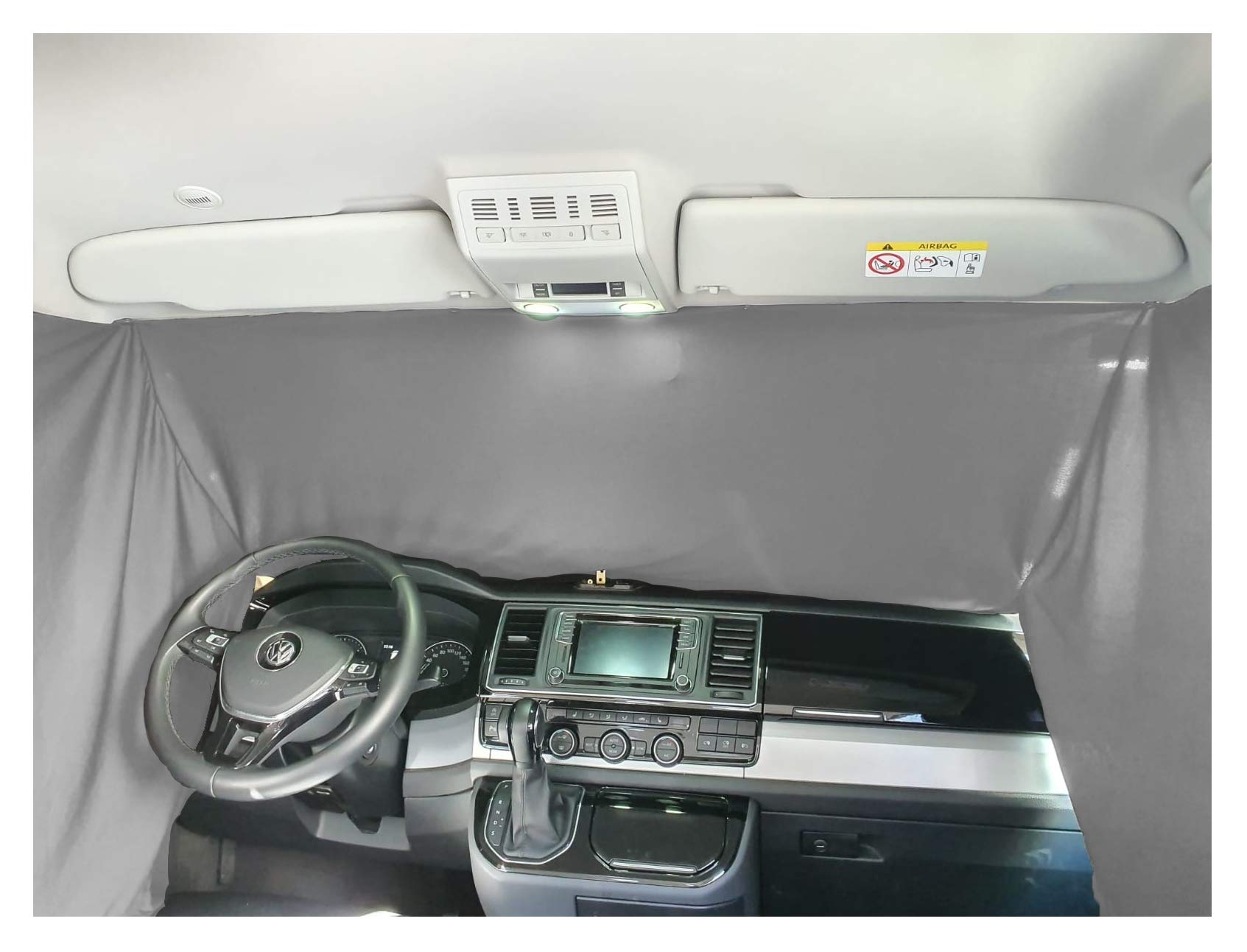 BREMER SITZBEZÜGE Frontscheibe Sonnenschutz Camping Führerhaus Gardinen Vorhang kompatibel mit Renault Master 2 ab 1997-2010 in Grau BREMER SITZBEZÜGE Frontscheibe Sonnenschutz Camping Führerhaus Gardinen Vorhang kompatibel mit Renault Master 2 ab 1997-2010 in Grau von BREMER SITZBEZÜGE