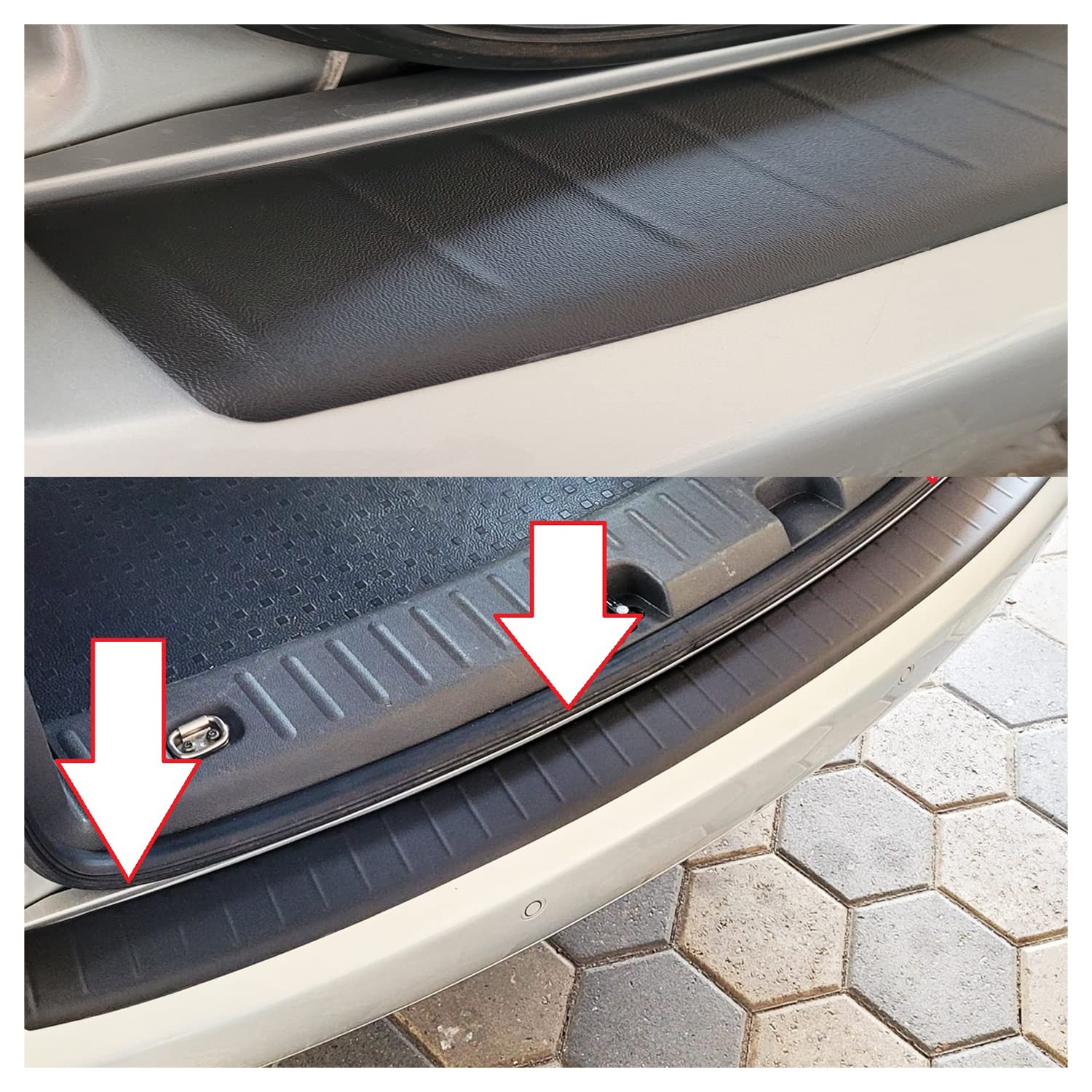 BREMER SITZBEZÜGE Ladekantenschutz für BMW X4 F26 2014-2018 in Schwarz Kratzschutz Heckklappen Schutzleiste aus Hochwertigem ABS von BREMER SITZBEZÜGE
