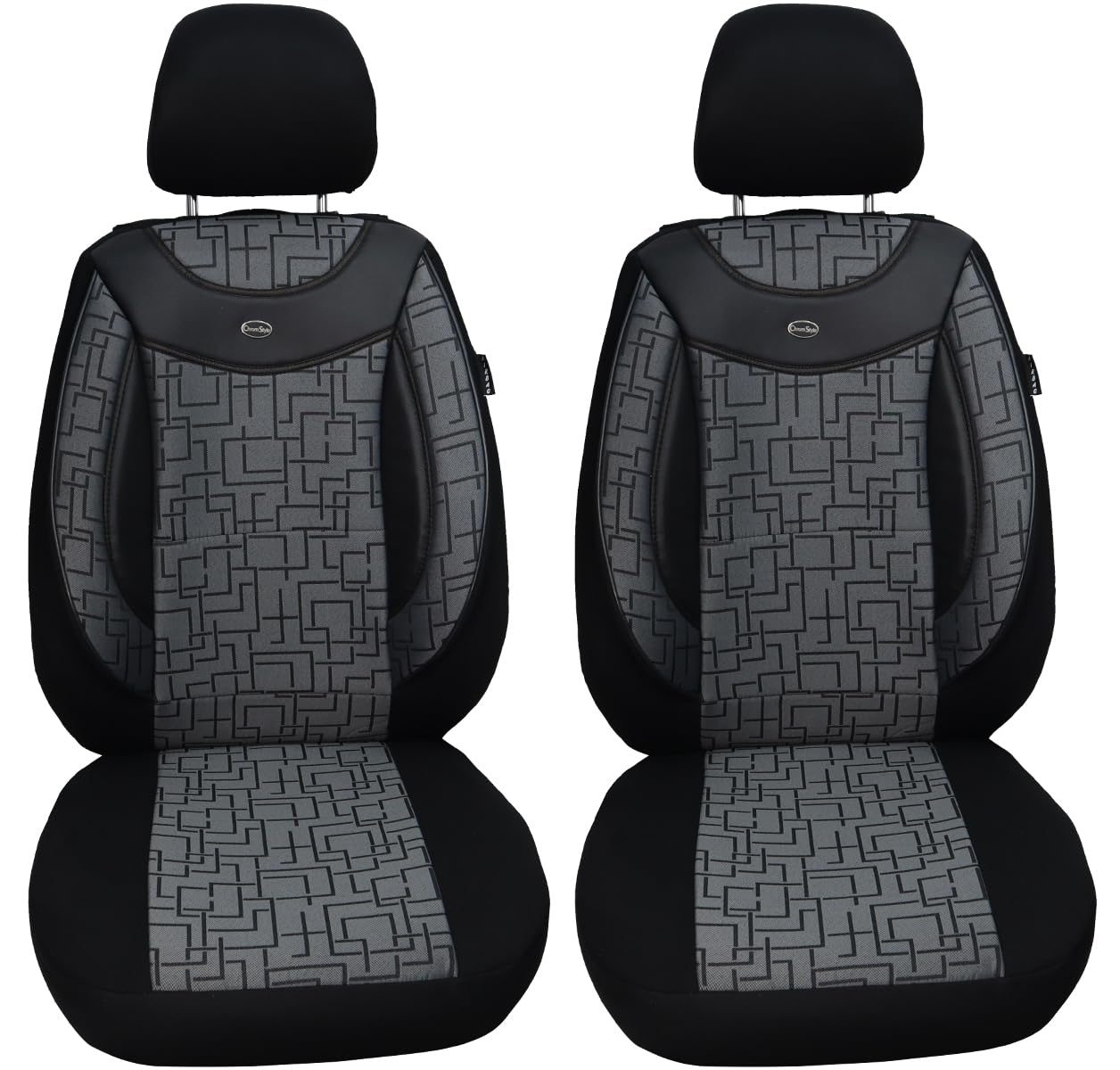 Maß Sitzbezüge für Auto Sitze kompatibel mit Land Rover Range Rover Evoque 2 2019 Fahrer und Beifahrer Schonbezüge Sitzschoner Sitzbezug FB:01 (Schwarz/Grau) Maß Sitzbezüge für Auto Sitze kompatibel mit Land Rover Range Rover Evoque 2 2019 Fahrer und Beifahrer Schonbezüge Sitzschoner Sitzbezug FB:01 (Schwarz/Grau) von BREMER SITZBEZÜGE