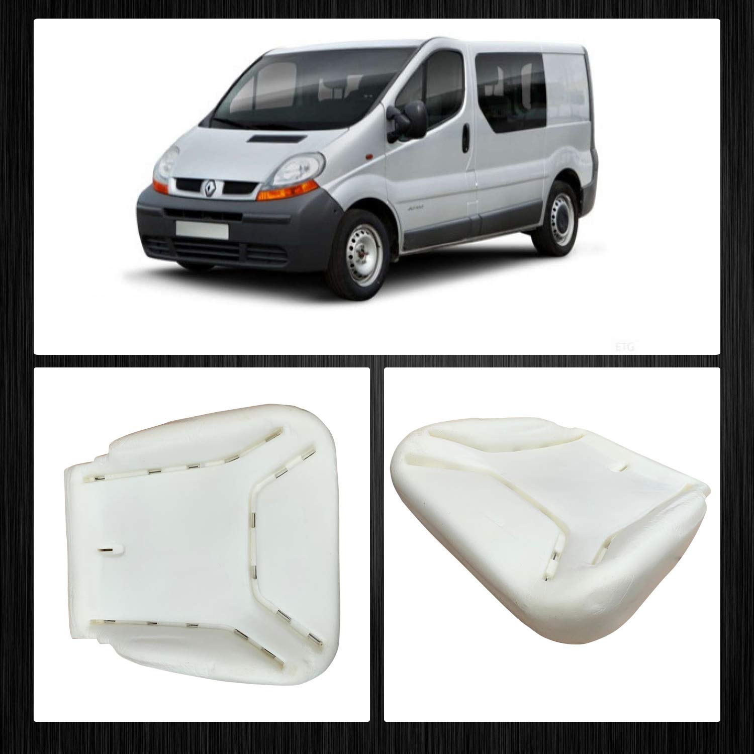 BREMER SITZBEZÜGE Sitzpolster kompatibel mit Renault Trafic ab 2001-2014 Schaumpolster Sitzschaum Vordersitzpolsterung Fahrer oder Beifahrer Polster Schaumstoff & 15 Klammern BREMER SITZBEZÜGE Sitzpolster kompatibel mit Renault Trafic ab 2001-2014 Schaumpolster Sitzschaum Vordersitzpolsterung Fahrer oder Beifahrer Polster Schaumstoff & 15 Klammern von BREMER SITZBEZÜGE