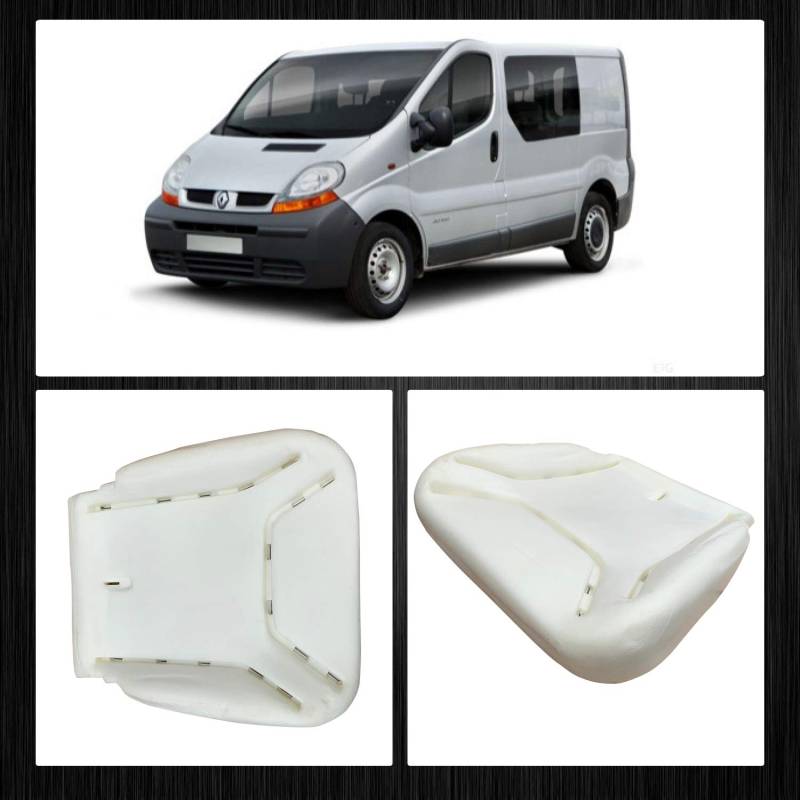 BREMER SITZBEZÜGE Sitzpolster kompatibel mit Renault Trafic ab 2001-2014 Schaumpolster Sitzschaum Vordersitzpolsterung Fahrer oder Beifahrer Polster Schaumstoff & 15 Klammern von BREMER SITZBEZÜGE