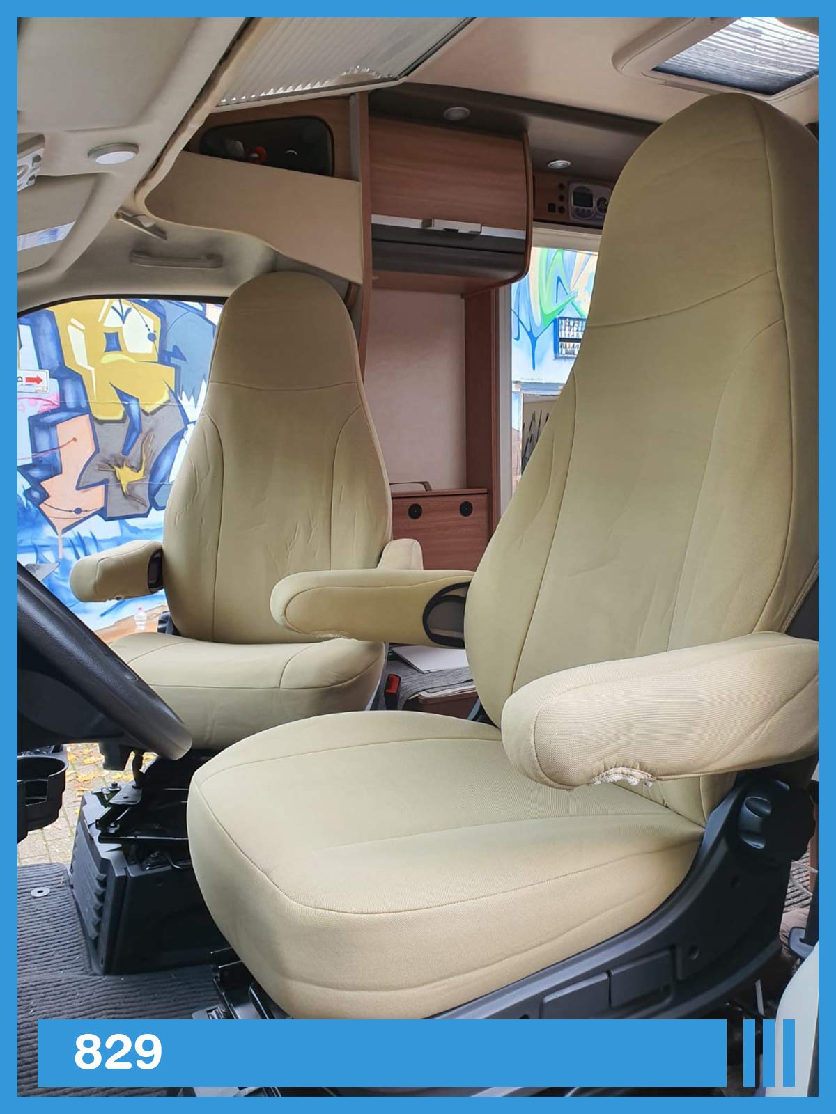 BREMER SITZBEZÜGE Maß Sitzbezüge Schonbezüge Pilotsitze Fahrer & Beifahrer Set kompatibel mit Wohnmobil FIAT Ducato 829 Beige BREMER SITZBEZÜGE Maß Sitzbezüge Schonbezüge Pilotsitze Fahrer & Beifahrer Set kompatibel mit Wohnmobil FIAT Ducato 829 Beige von BREMER SITZBEZÜGE