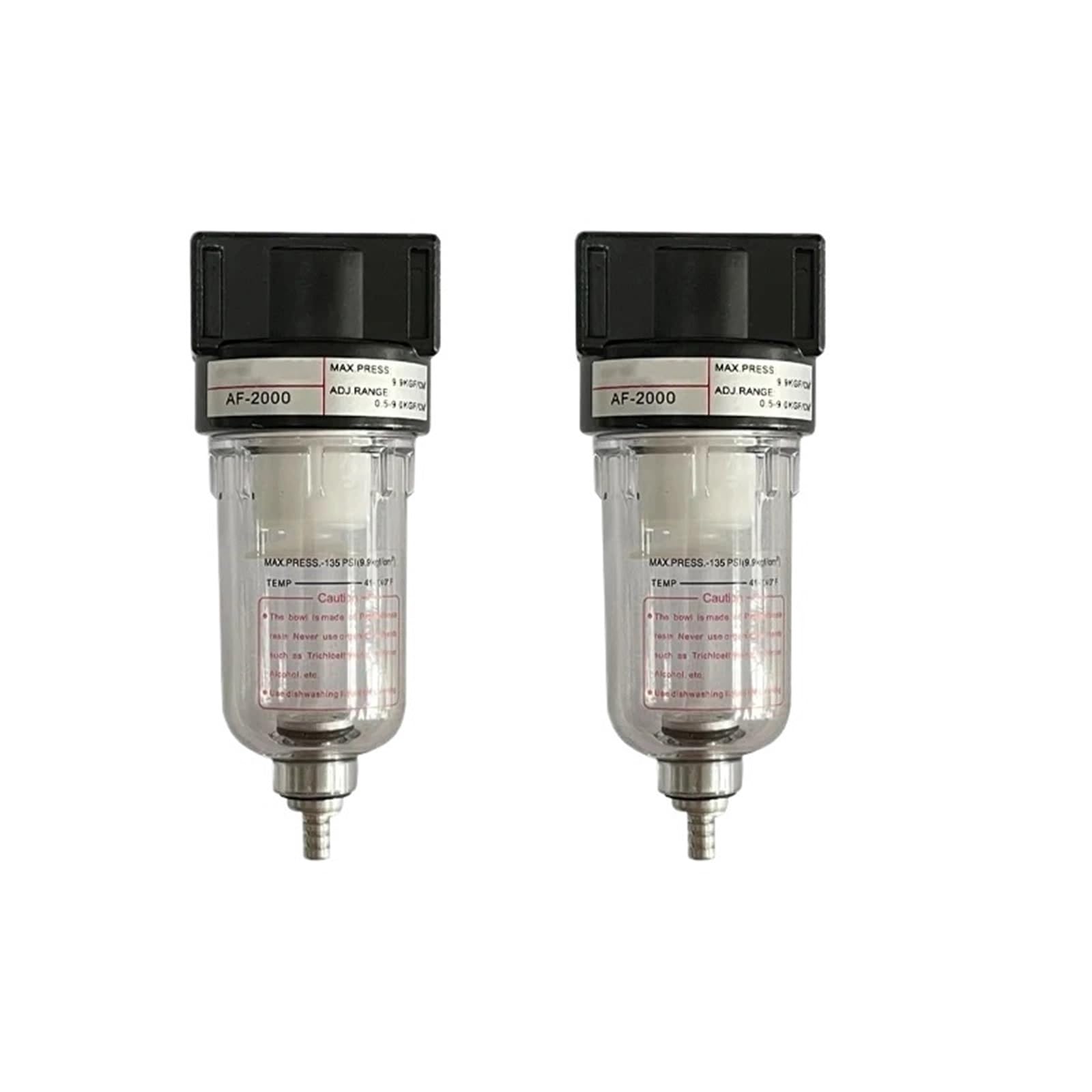 1 Stück AF2000 Feuchtigkeitsabscheider for Kompressor Universal Luft-Wasser-Ölfilter Fang Auto 1/4 Zoll Druckluftfilter(AF2000) von BRHJJQPP