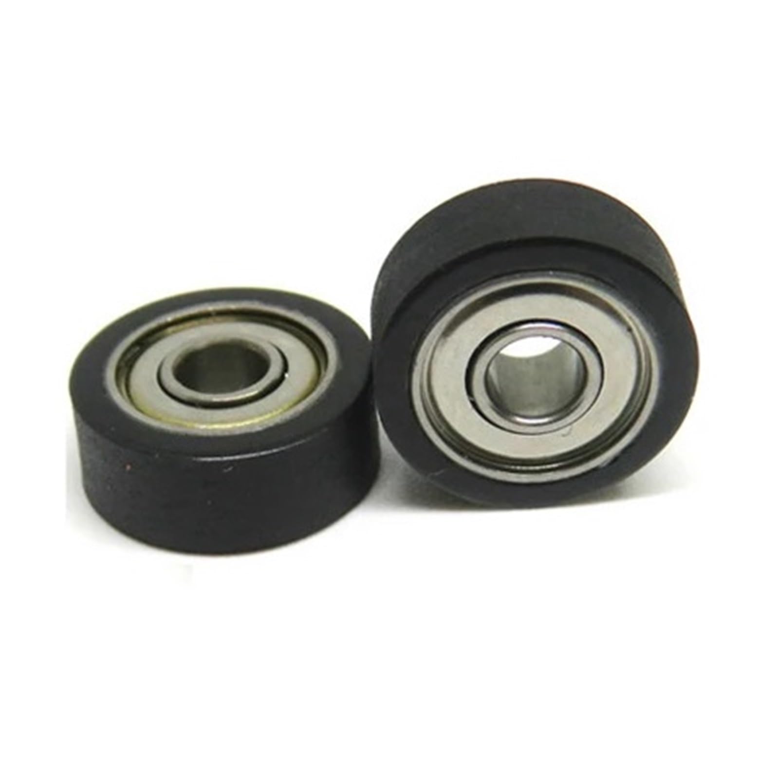 1 Stück Außendurchmesser 10 mm PU-beschichtete Rollen mit 693-Lager 3 x 10 x 4 mm PU69310-4 Polyurethan-Formräder PU693-Gummi-Riemenscheiben(PU62415-5 4x15x5mm) von BRHJJQPP