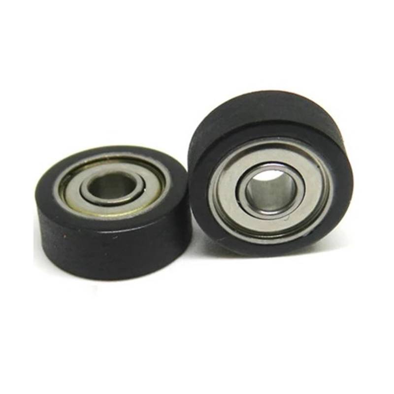 1 Stück Außendurchmesser 10 mm PU-beschichtete Rollen mit 693-Lager 3 x 10 x 4 mm PU69310-4 Polyurethan-Formräder PU693-Gummi-Riemenscheiben(PU62415-5 4x15x5mm) von BRHJJQPP