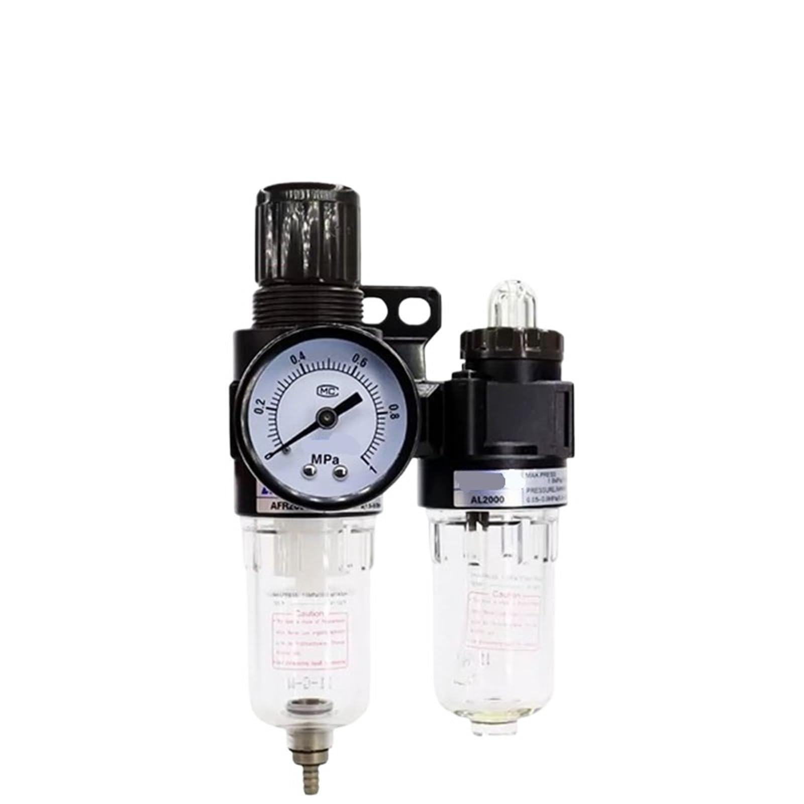 1 Stücke AFR2000 AFC2000 Pneumatische Filterregler Luftaufbereitungseinheit Druckschalter Manometer for Kompressor mit Armaturen(AFR2000) von BRHJJQPP