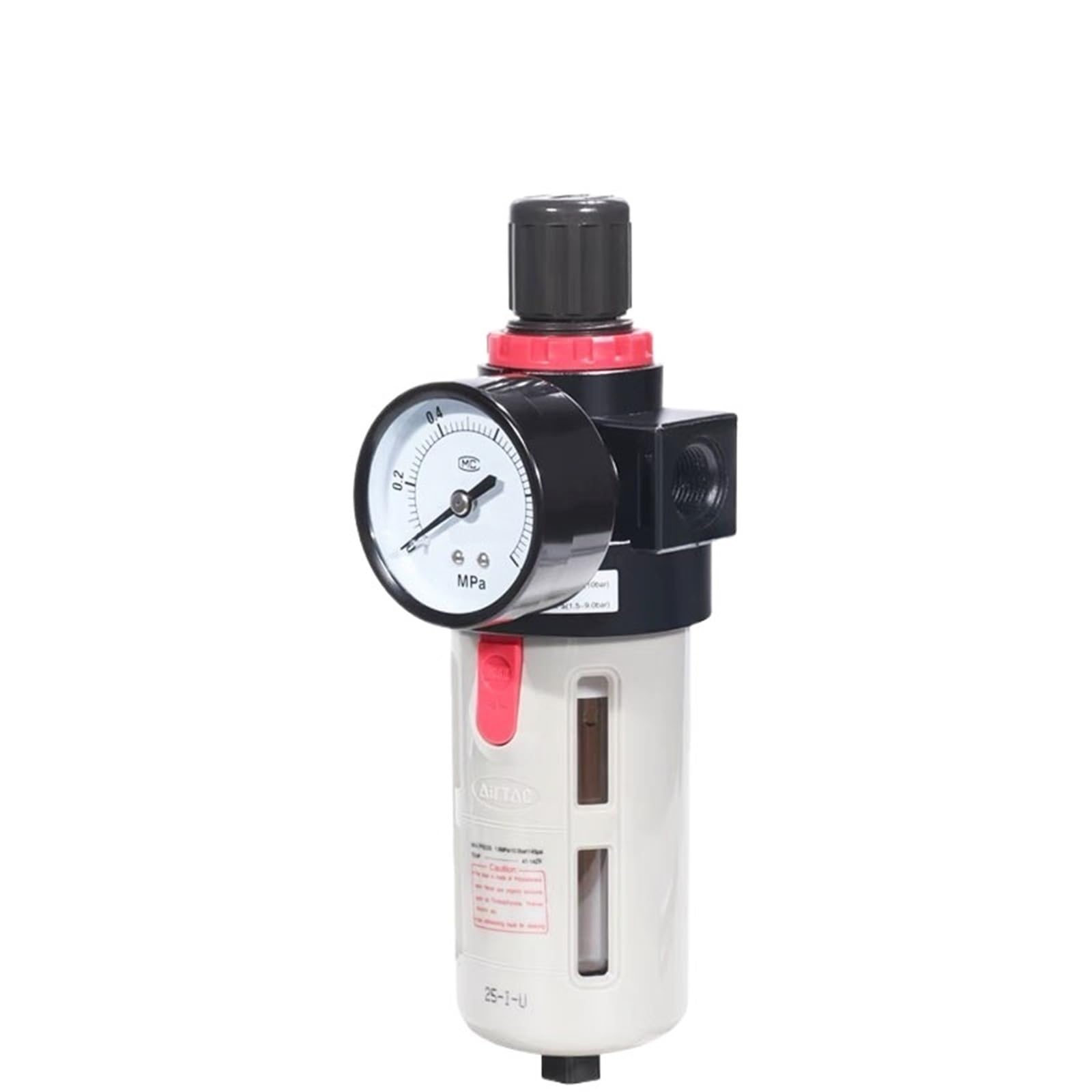 1 Stücke BFR2000 1/4 BFR3000 3/8 BFR4000 1/2 Luftpumpenfilter Druckminderventil Öl-Wasser-Abscheider Regler for Kompressoren(BFR40001) von BRHJJQPP