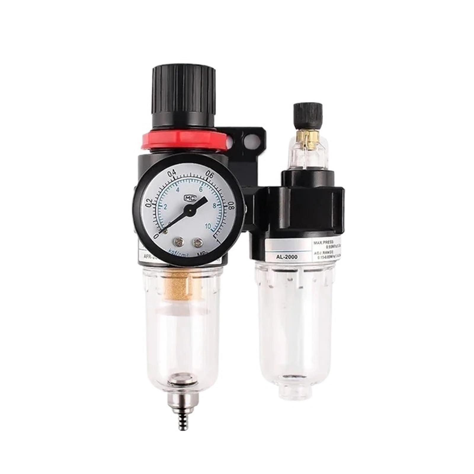 1Pcs AFC2000 Öl Wasser Separator Regler Falle Filter Airbrush Luft Kompressor Druck Reduzierung 1/4(AFC-PC10-02) von BRHJJQPP