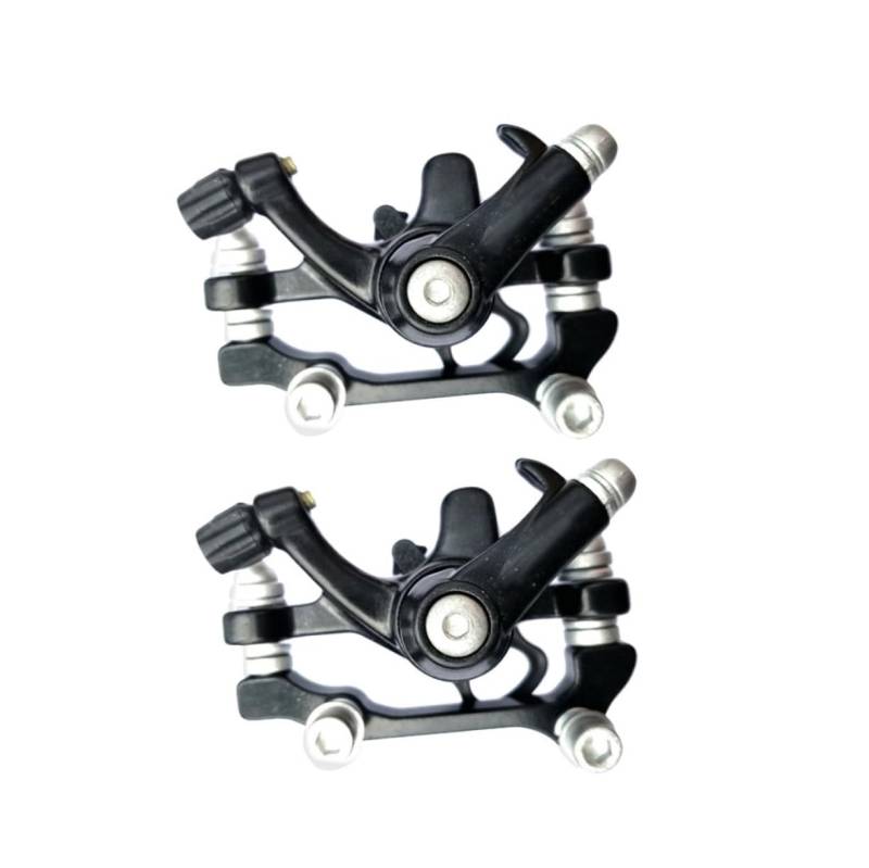BRIGHTFUFU 1Paar Mechanische Scheibenbremsen für Mountainbike Vorderrad und Hinterrad Bremsscheiben Kit zu Installieren Einsetzbar für Verschiedene von BRIGHTFUFU