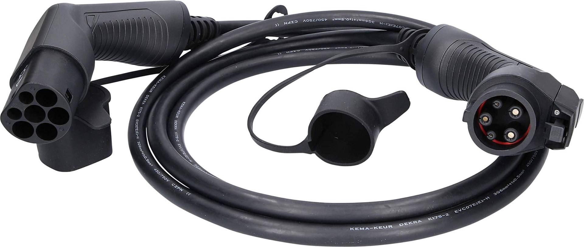 KS Tools 117.7125 efuturo link EV-Ladekabel Typ 1 | 7,4 kW | 230 V einphasig 32A | Typ 2 auf Typ 1 | 3 Meter KS Tools 117.7125 efuturo link EV-Ladekabel Typ 1 | 7,4 kW | 230 V einphasig 32A | Typ 2 auf Typ 1 | 3 Meter von BRILLIANT TOOLS